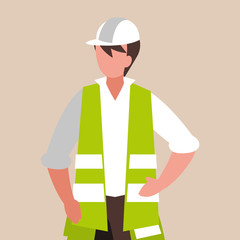 industrial worker avatar character