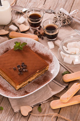 Tiramisu cake.