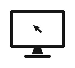 Computer Icon. Flat style vector EPS.