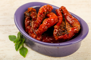 Dried tomato in olive oil