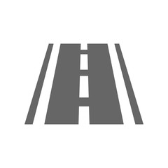 road Icon in flat style