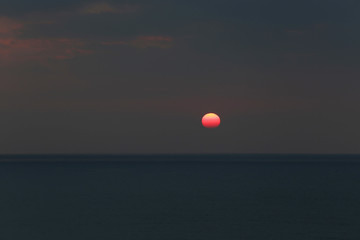 sunrise over the sea