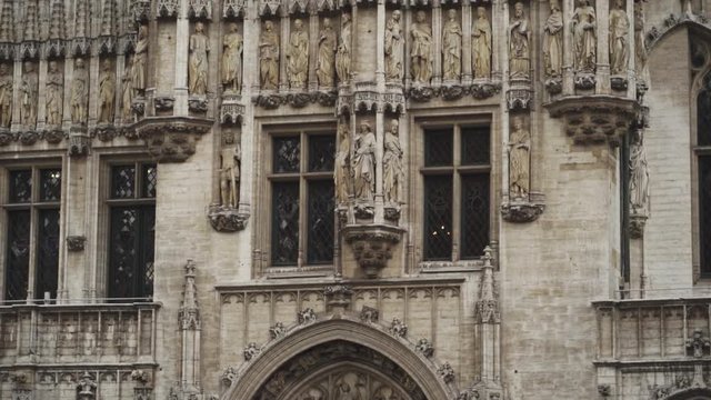 Brussels, Belgium, Graffiti, Mural, Metro, Bus, Statues, and Squares in slow motion