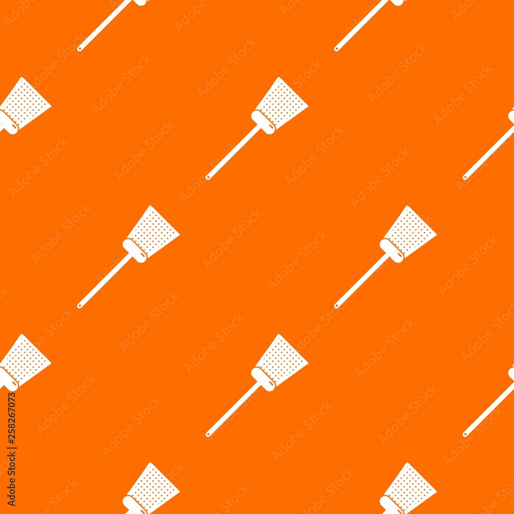 Poster swatter pattern vector orange for any web design best