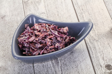 Cole slaw salad with cabbage