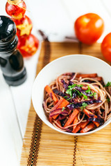 Vegetable Stir Fry with pasta