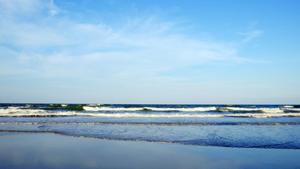 Waves of the beah in Peninsula of Malaysia