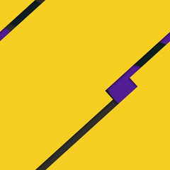 Flat material design - Creative vector trend seamless