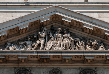 Irlanda. La Dogana di Dublino (in gaelico irlandese Teach an Chustaim) è un edificio neoclassico del XVIII secolo della capitale irlandese.