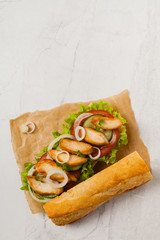 Chicken sandwich.