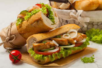 Chicken sandwich.