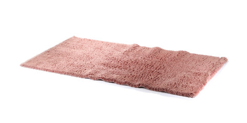Soft carpet on white background