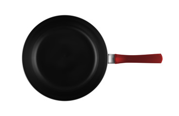 Realistic Vector Illustration Non Stick Frying Pan Isolated