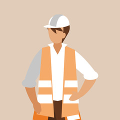 industrial worker avatar character