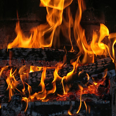 Fototapeta premium flames background texture