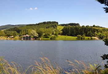 Lac des Sapins, literally translated into English as 'the lake of the fir-trees', is an artificial...