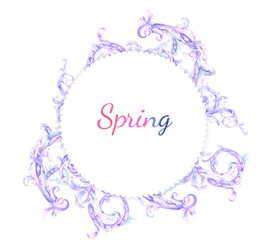 Abstract paisley element