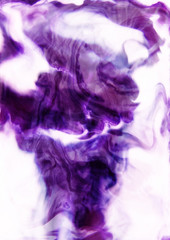 Abstract paint ink in liquid chaos background.