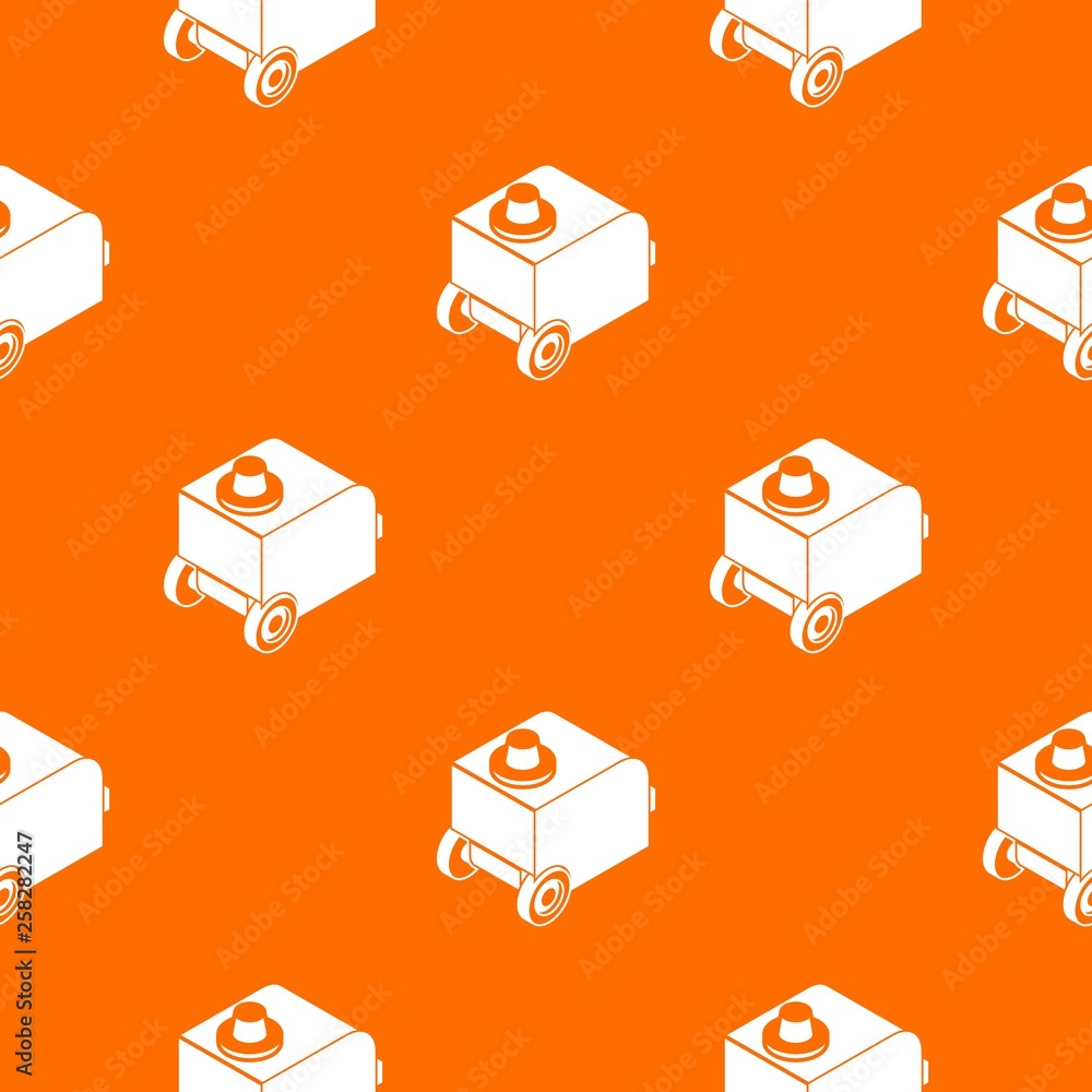 Poster welding machine pattern vector orange for any web design best