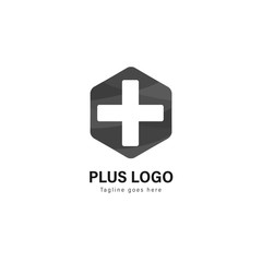 Medic logo template design. Medic logo with modern frame vector design