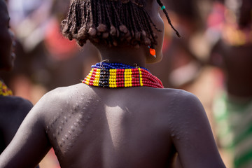 Woman dasanech in Ethiopian