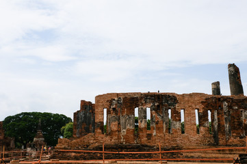 Fototapeta na wymiar Wat Phra Si Sanphet at Ayutthaya , Thailand