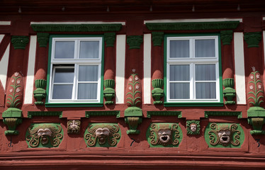 Fototapeta na wymiar Fenster in Koenigsberg in Bayern