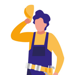 industrial worker avatar character