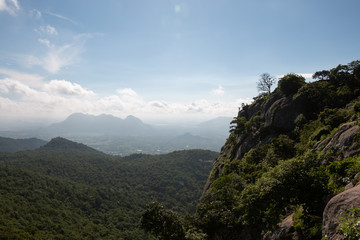 view of mountains