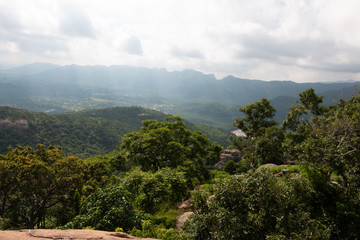 view of mountain landscape