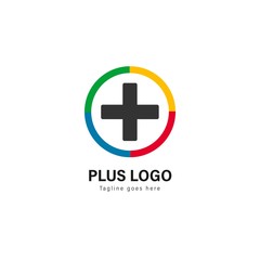 Medic logo template design. Medic logo with modern frame vector design