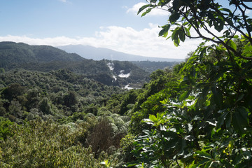 Obraz premium View of Amazing mountains of New Zealand