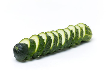 cucumber isolated on a white background