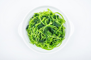 Spring seasonal vegetable gourmet fried motherwort