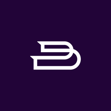 lettera b logo monogramma