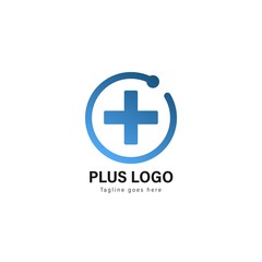 Medic logo template design. Medic logo with modern frame vector design