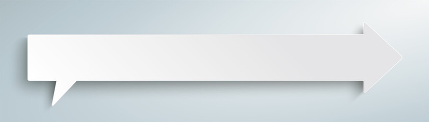 Speech Bubble Arrow Header