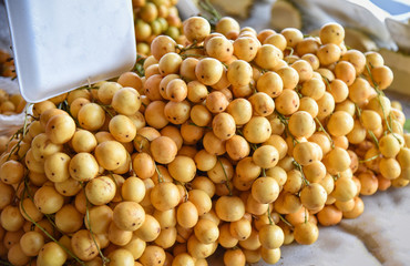 Rambeh fruit rambi for sale in the local market asia