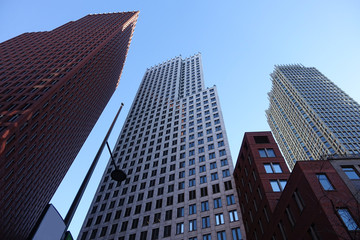 Obraz premium Netherlands; the new skyscrapers of The Hague