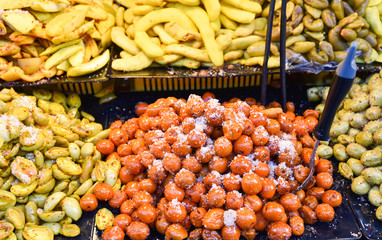 Asia fruit preserve on tray