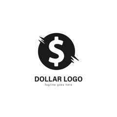 Money logo template design. Money logo with modern frame vector design