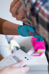 baby heel medical examination