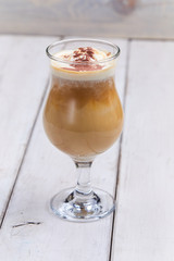 coffee with whipped cream