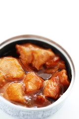 Canned food, grilled chicken for Japanese yakitori image