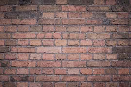 Fototapeta czerwona ściana cegły