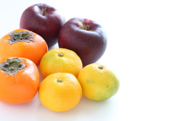 Naklejka na ściany i meble assorted autumn fruit