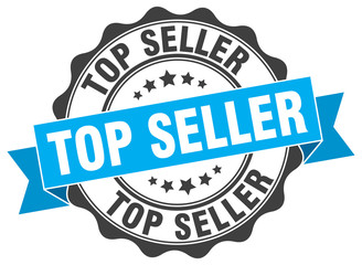 top seller stamp. sign. seal
