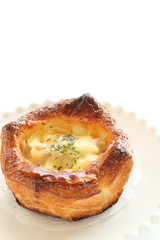 Tuna fish and mayonnaise Danish pastry
