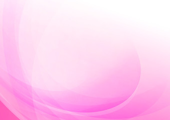 Abstract curved on pink background