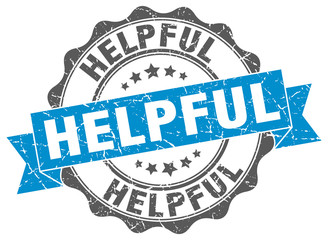 helpful stamp. sign. seal